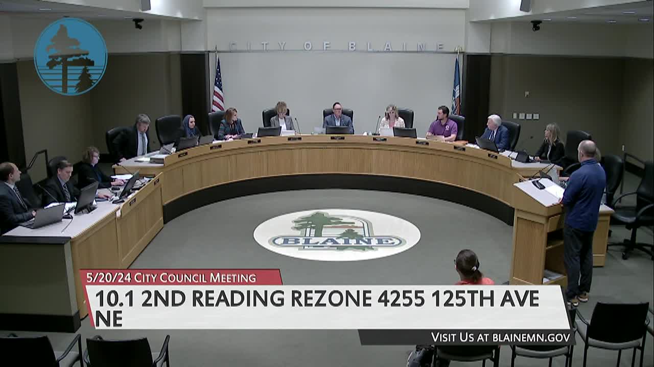 Thumbnail image for Blaine City Council Meeting 5/20/2024