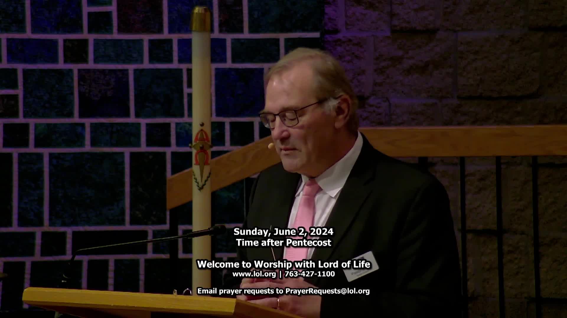 Thumbnail image for Lord of Life Church Service - 6/2/2024