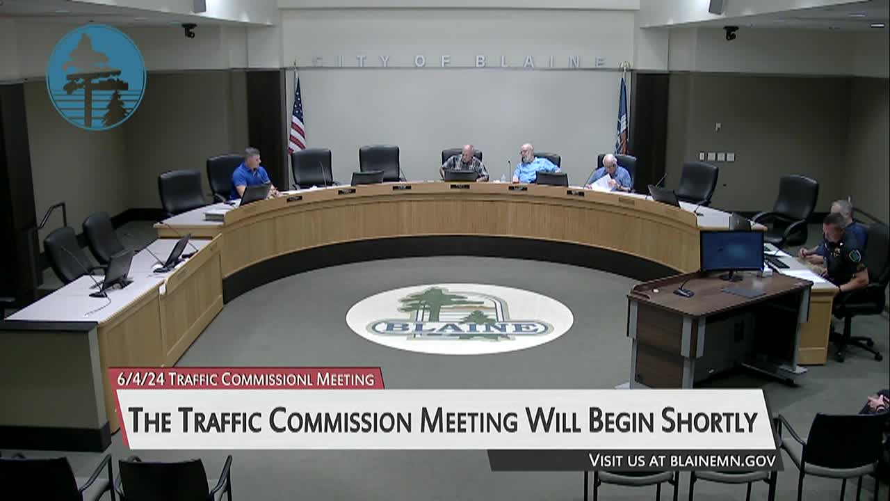 Thumbnail image for Blaine Traffic Commission Meeting 6/04/2024