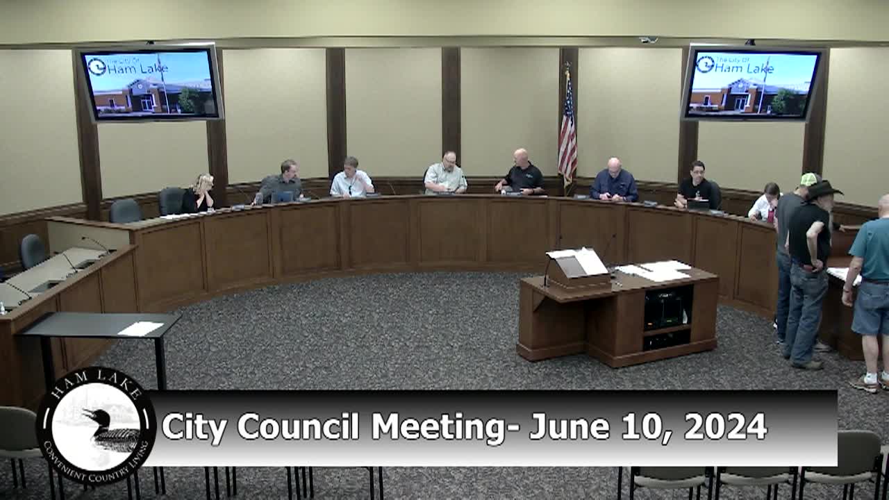 Ham Lake Planning Commission Meeting 6/10/2024