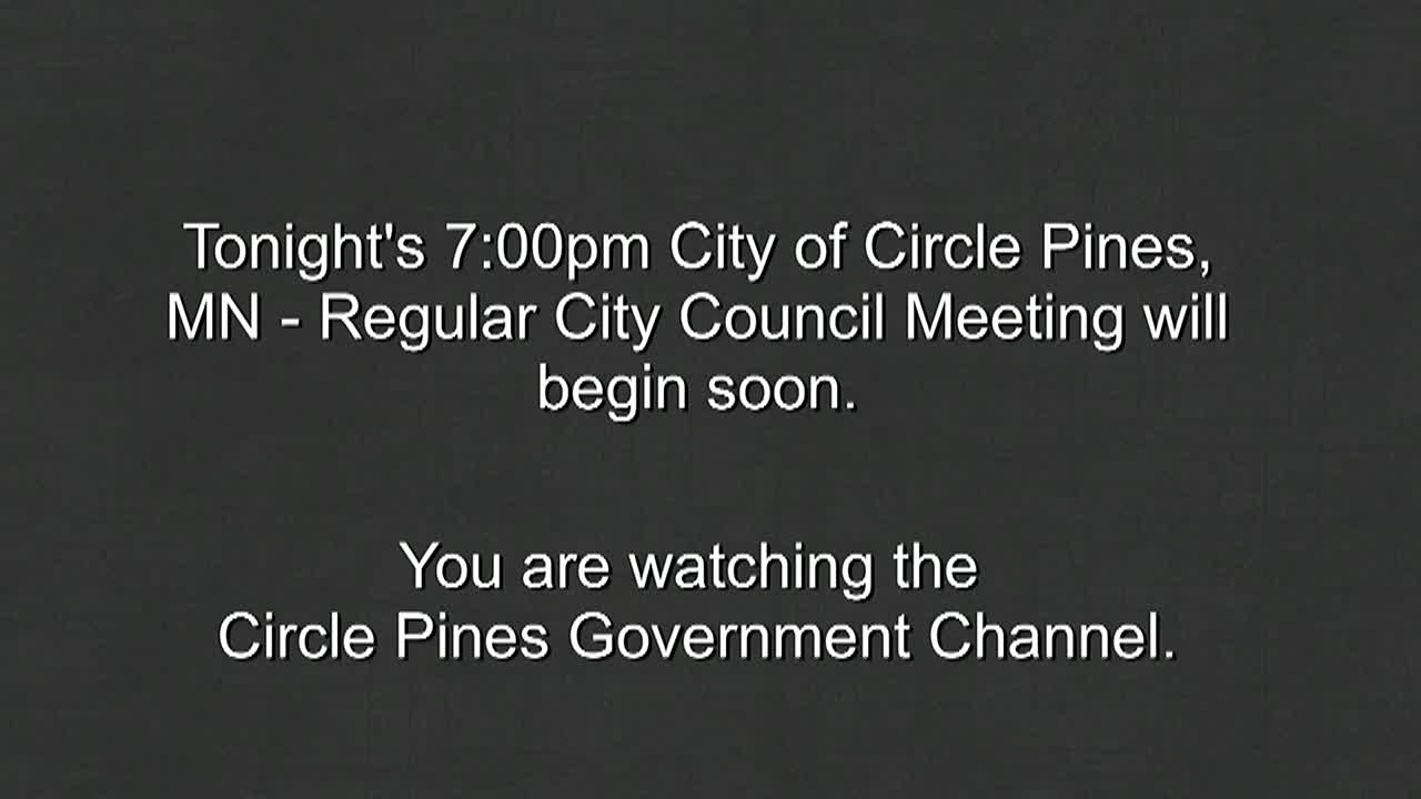 Thumbnail image for Circle Pines City Council Meeting 6/11/2024