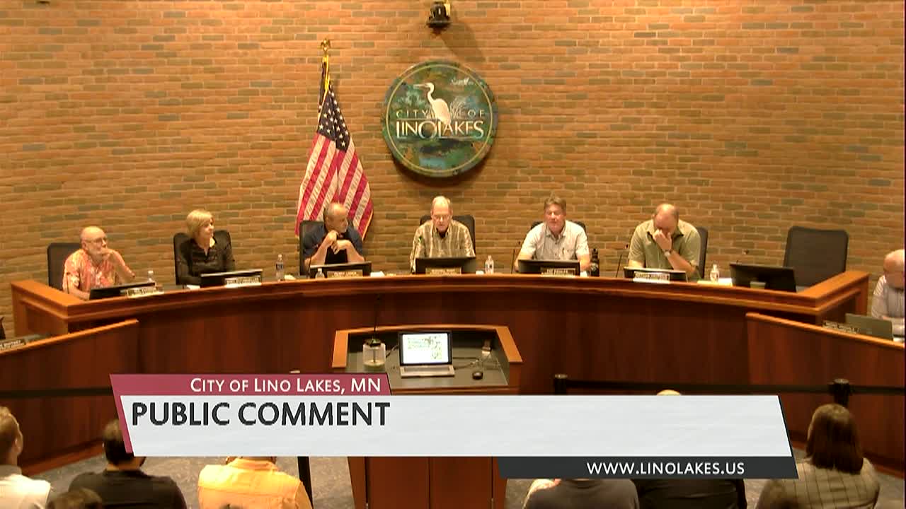 Lino Lakes Planning & Zoning Commission Meeting 6/12/2024
