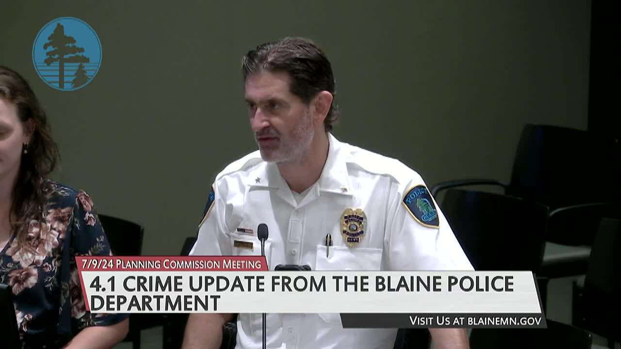 Thumbnail image for Blaine Planning Commission Meeting - 7/9/2024