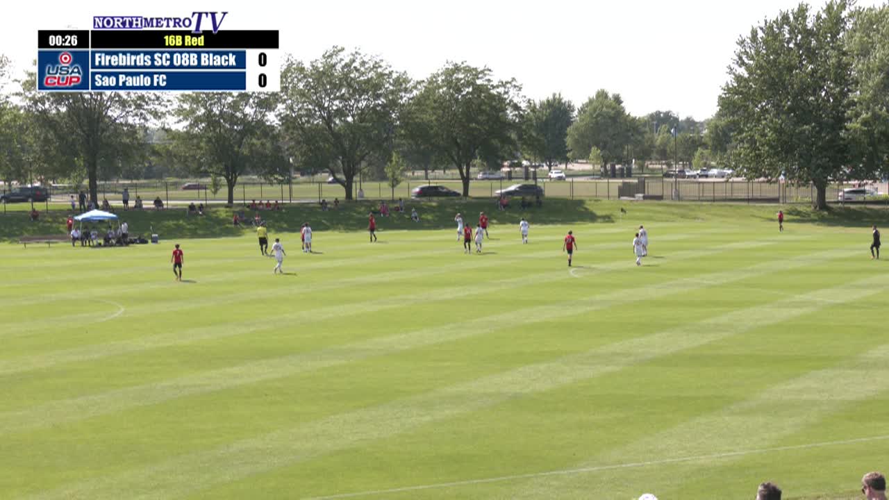 Thumbnail image for USA Cup Soccer Weekend Game 4: 16B Red - Firebirds SC 08B Black vs. São Paulo FC
