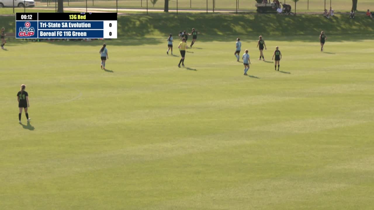 Thumbnail image for USA Cup Soccer Weekend Game 6: 13G Red - Boreal FC 11G Green vs. Tri-State Soccer Academy Evolution 11G