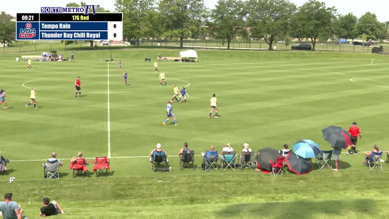 Thumbnail image for USA Cup Soccer Weekend Game 9: 17G Red Final - Thunder Bay Chill Royal vs Tempo Rain