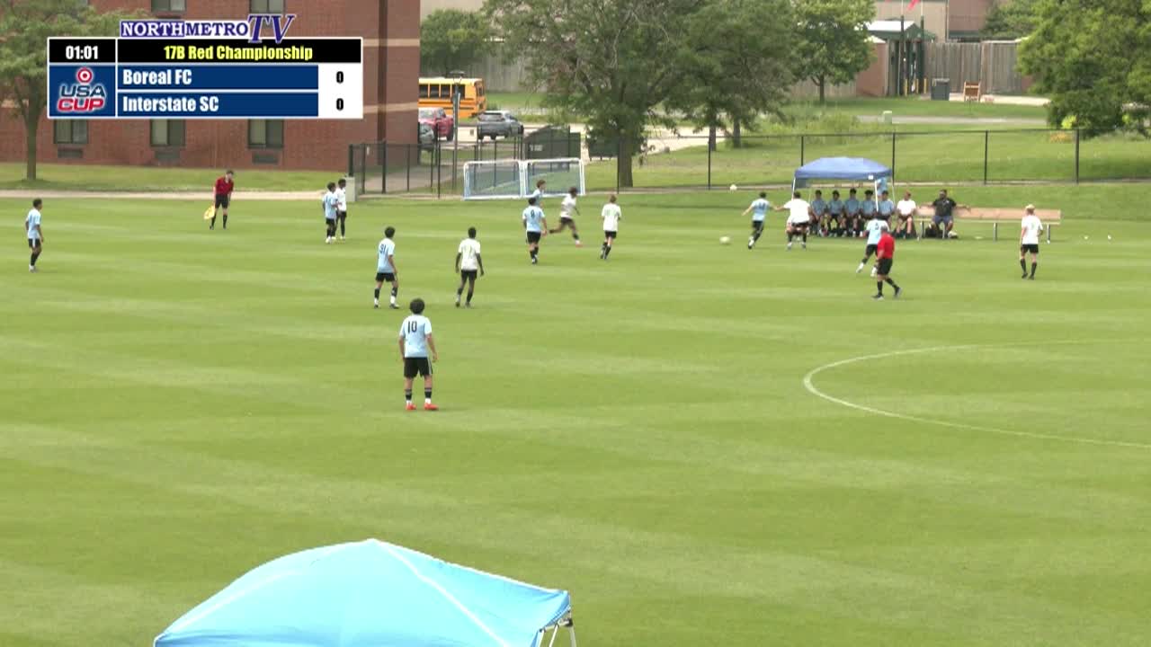 Thumbnail image for USA Cup Soccer Weekend Game 10: U17B Red Final - Interstate SC Blue vs Boreal FC Green