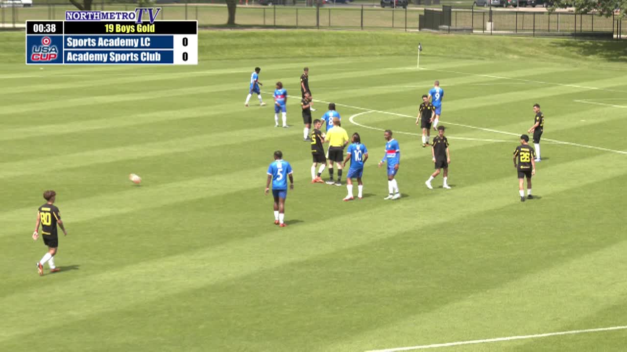 Thumbnail image for USA Cup Soccer Game 15: U19 Boys Gold - Academy Sports Club vs. Sport Academy LC
