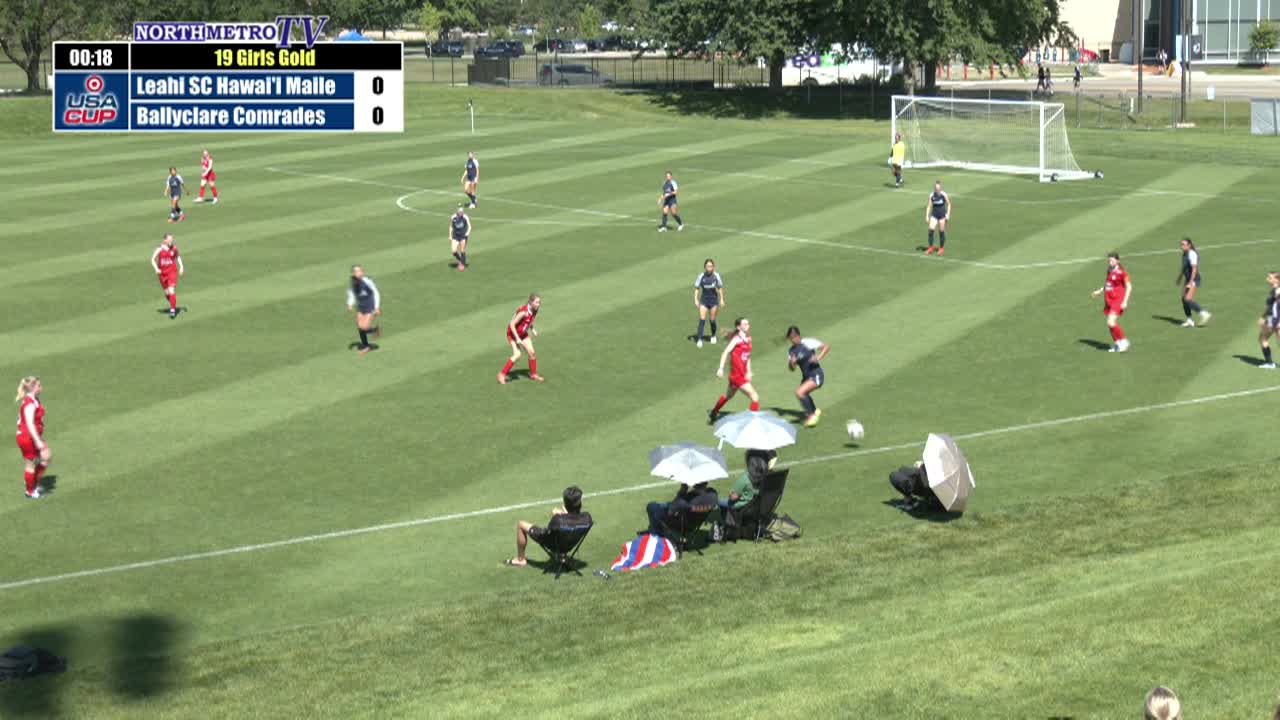 Thumbnail image for USA Cup Soccer Game 21: U19 Girls Gold - Leahi SC Hawai'i Maile vs. Ballyclare Comrades Ladies