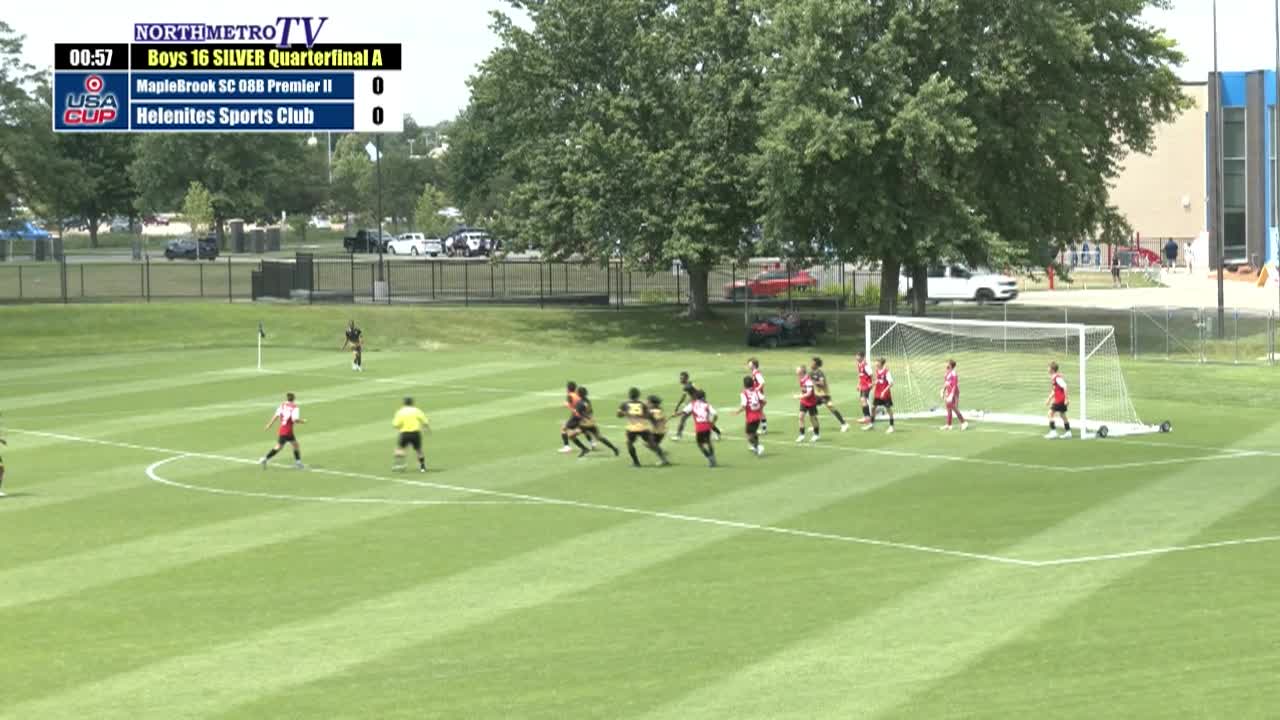 USA Cup Soccer Game 23: U16 Boys Silver QF A - Helenites Sports Club vs. MapleBrook SC Premier II