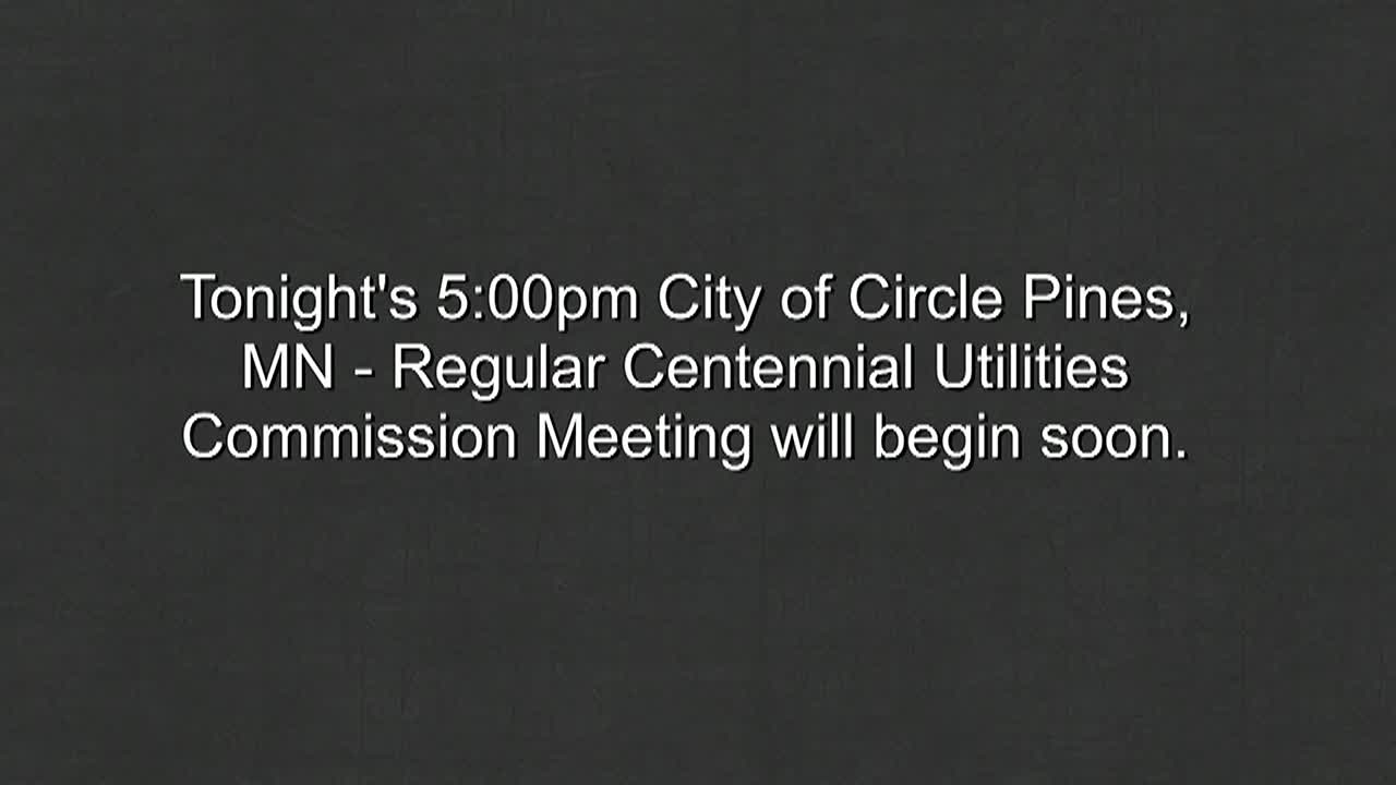 Thumbnail image for Circle Pines Utility Commission Meeting  7/23/2024