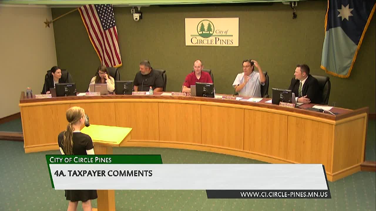 Thumbnail image for Circle Pines City Council Meeting - 8/14/2024