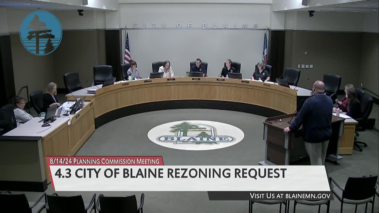 Thumbnail image for Blaine Planning Commission Meeting - 8/14/2024