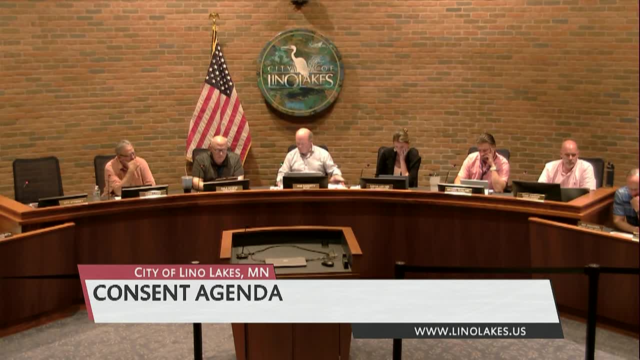 Thumbnail image for Lino Lakes City Council Meeting 8/26/2024