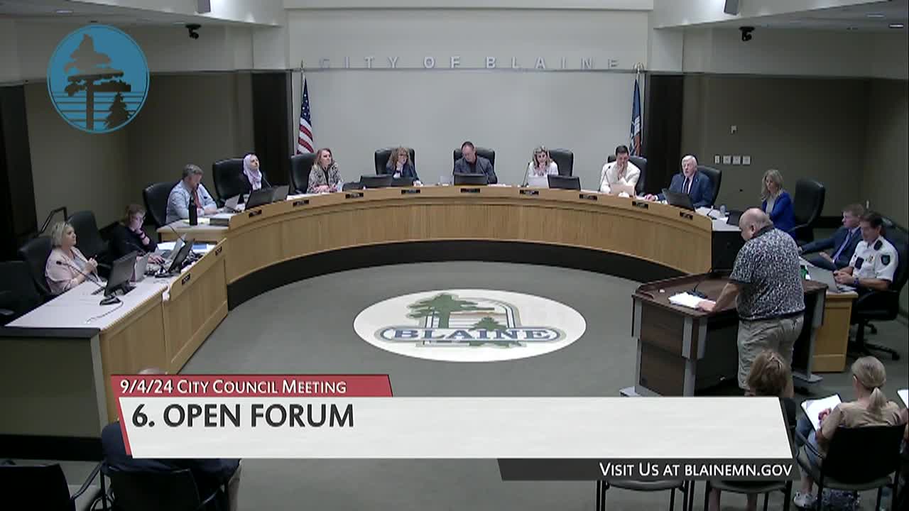 Thumbnail image for Blaine City Council Meeting  9/4/2024