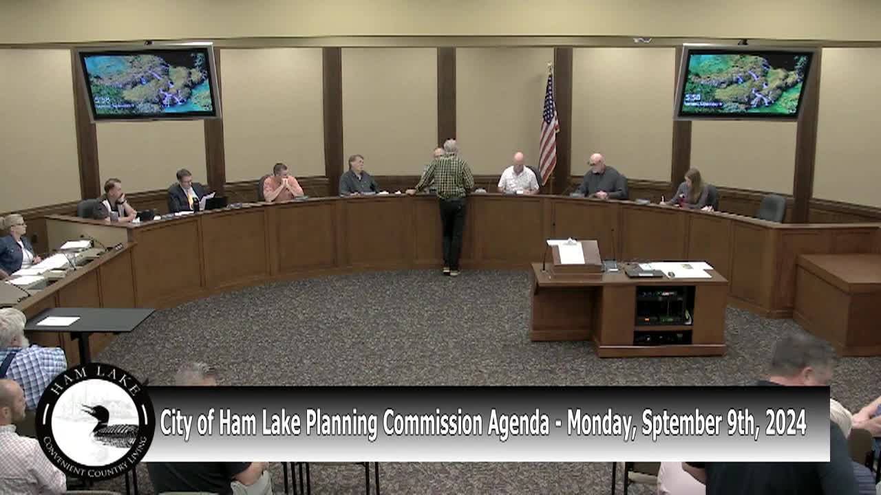 Thumbnail image for Ham Lake Planning Commission Meeting 9/9/2024