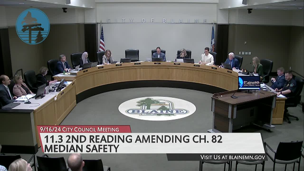 Thumbnail image for Blaine City Council Meeting 9/16/2024
