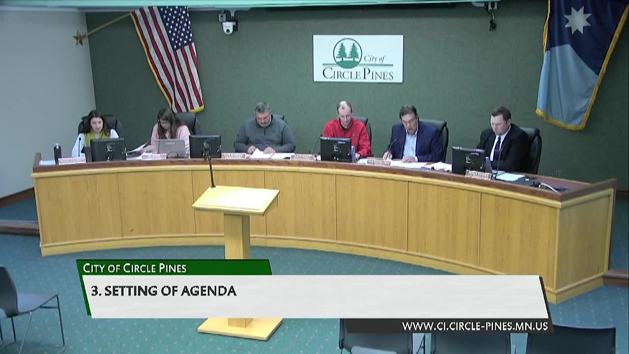 Circle Pines City Council Meeting 10/8/2024