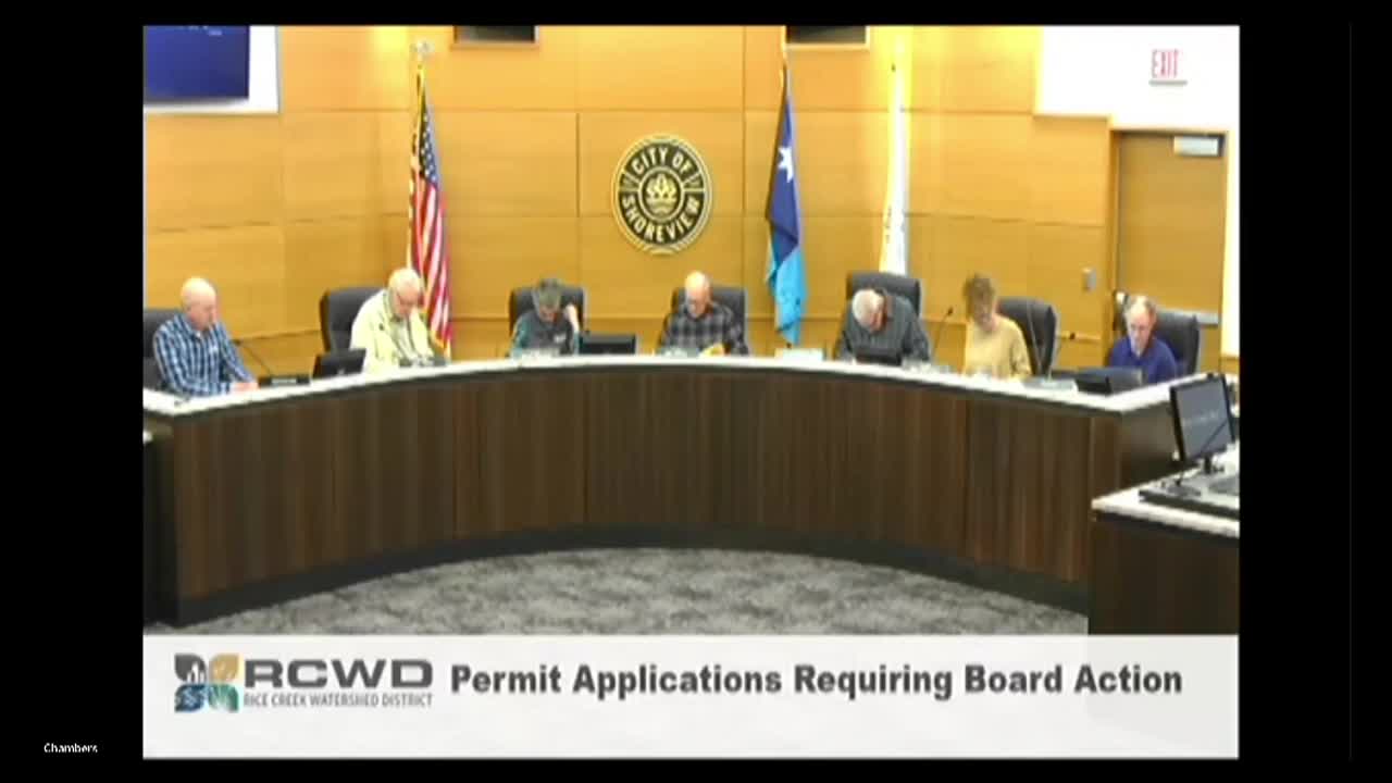 Rice Creek Watershed District Board Meeting - 10/23/2024