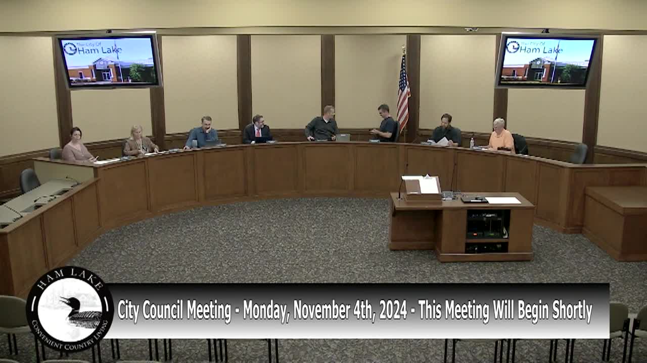 Thumbnail image for Ham Lake City Council Meeting 11/4/2024