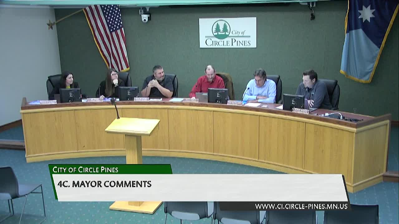 Circle Pines City Council Meeting 11/12/2024