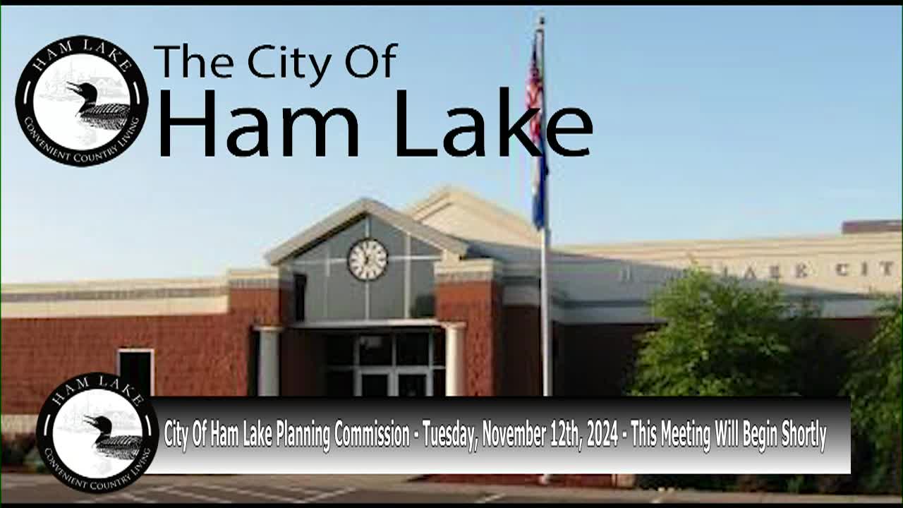 Ham Lake Planning Commission Meeting 11/12/2024