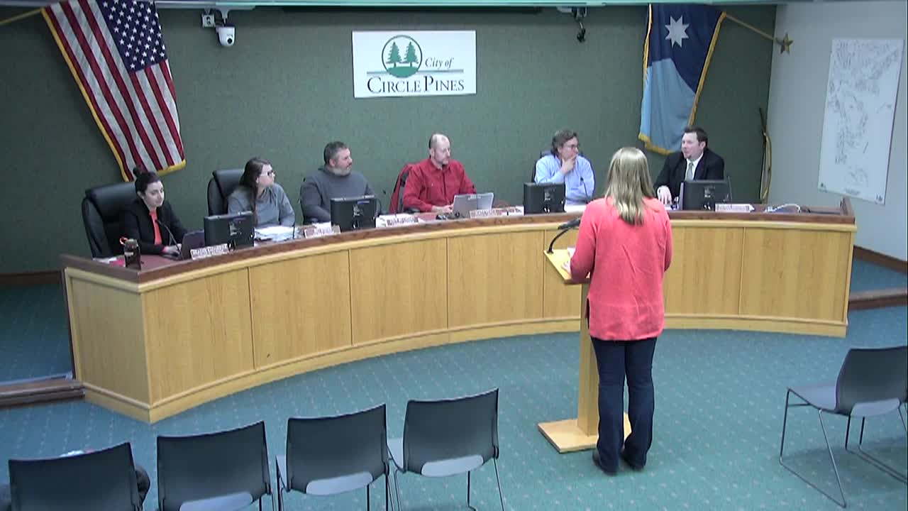Circle Pines City Council Meeting 11/26/2024