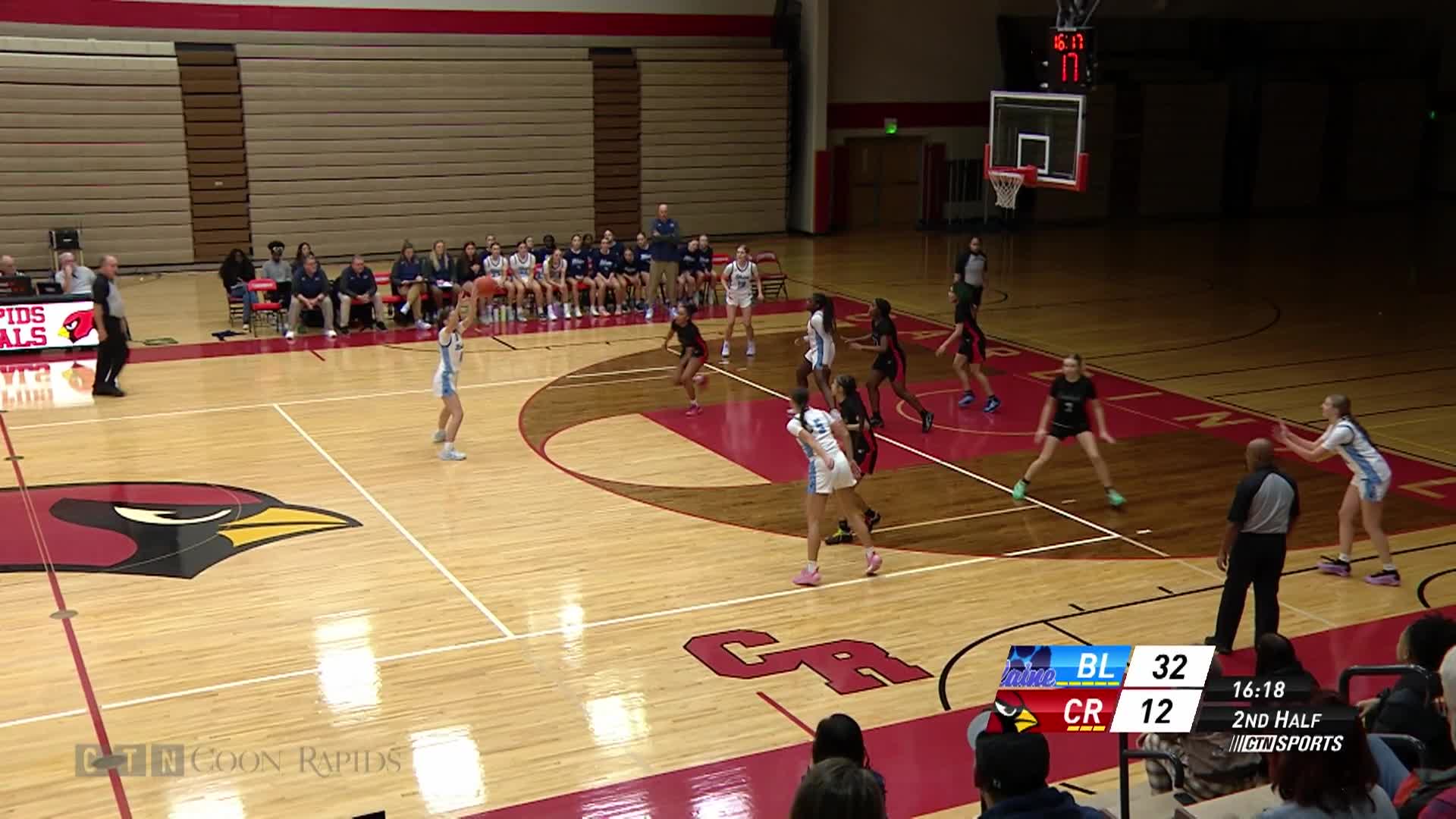 Girls Basketball: Blaine at Coon Rapids