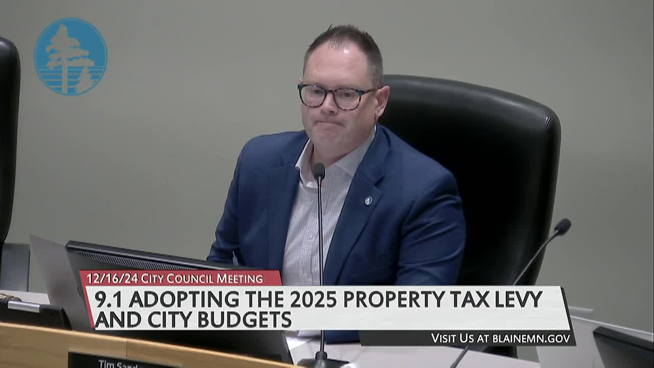 Thumbnail image for Blaine City Council Meeting 12/16/2024