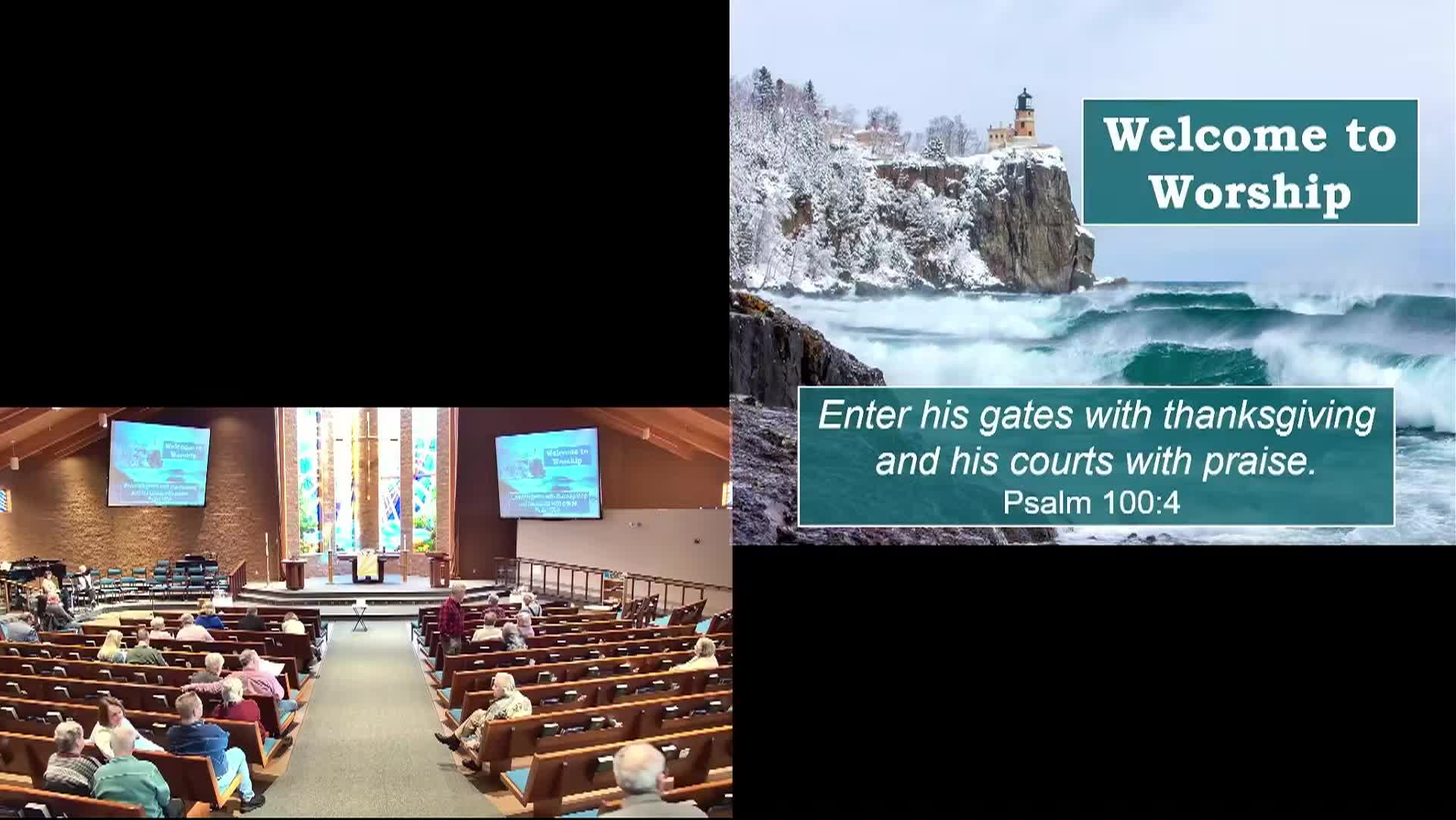 Glen Cary Lutheran Church Worship 1/12/2025