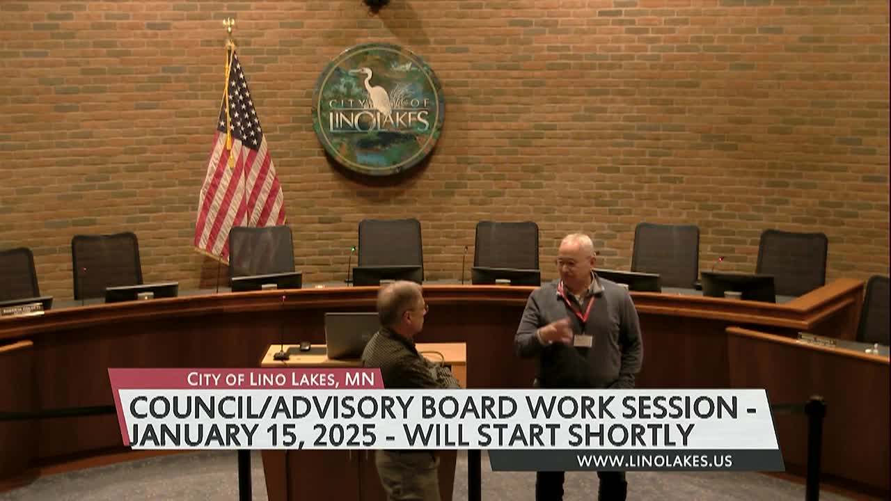 Thumbnail image for Lino Lakes City Council Special Joint Meeting 1/15/2025