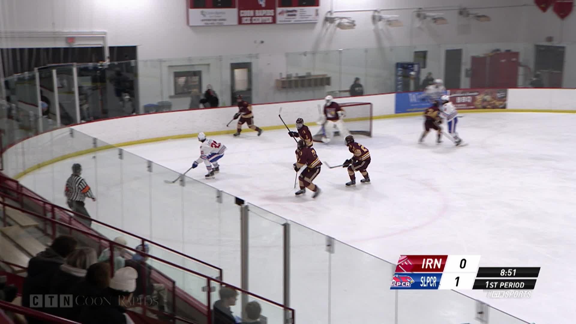 Thumbnail image for Boys Hockey: Irondale at Spring Lake Park/Coon Rapids