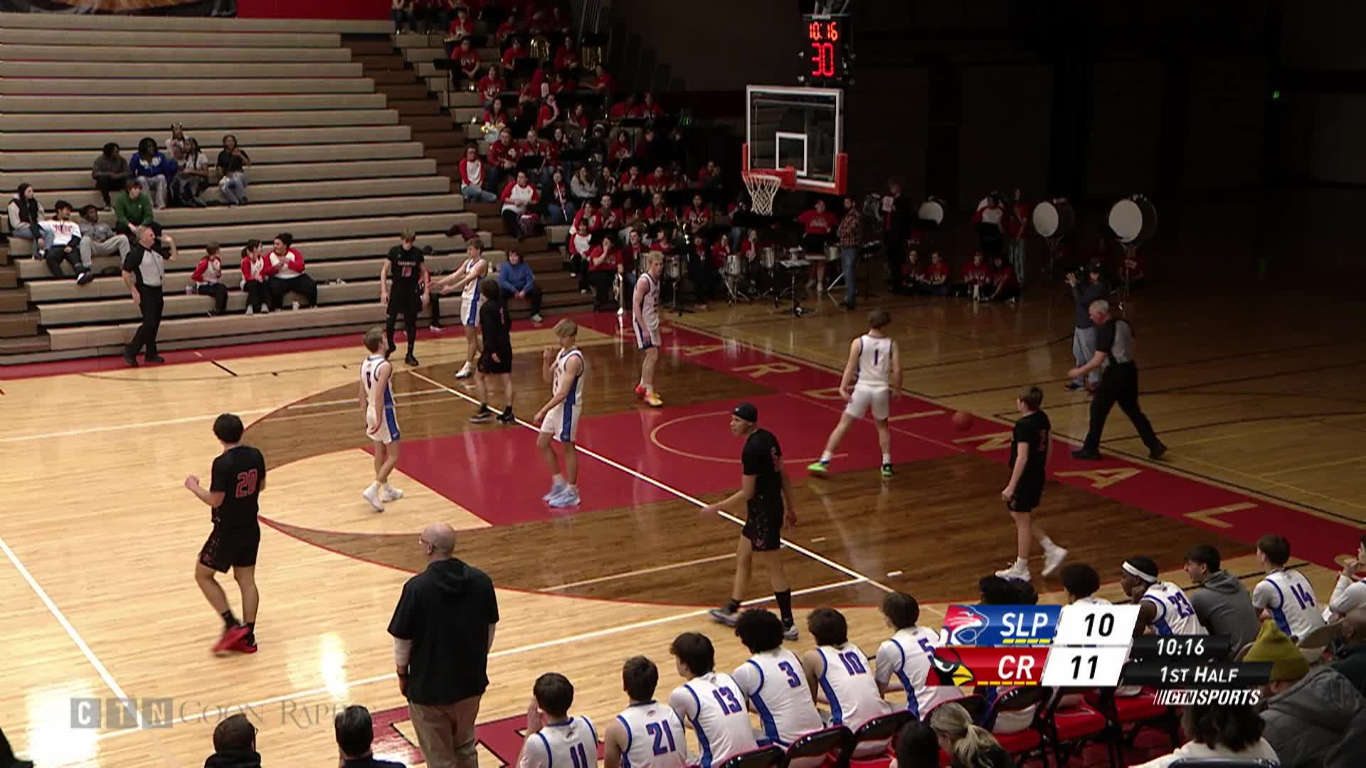 Thumbnail image for Boys Basketball: Spring Lake Park at Coon Rapids