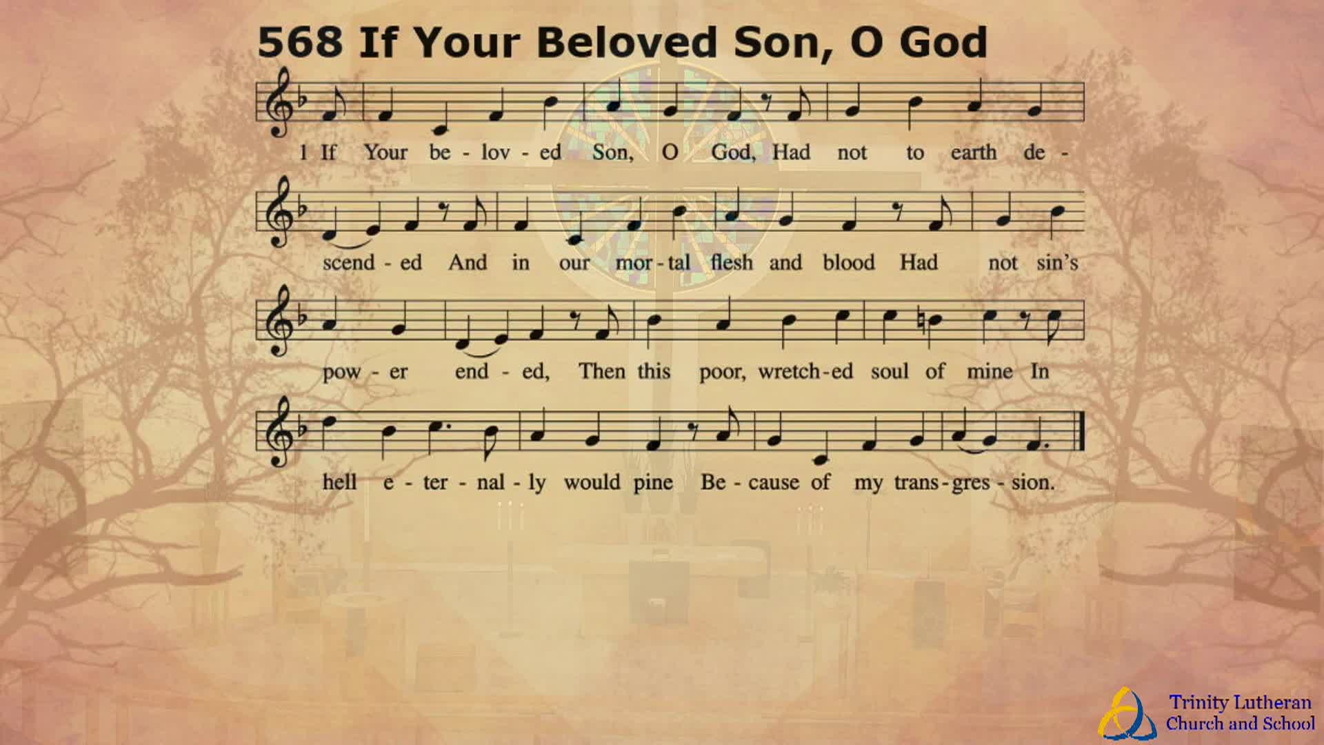 Trinity Lutheran Church Service 3/30/2025