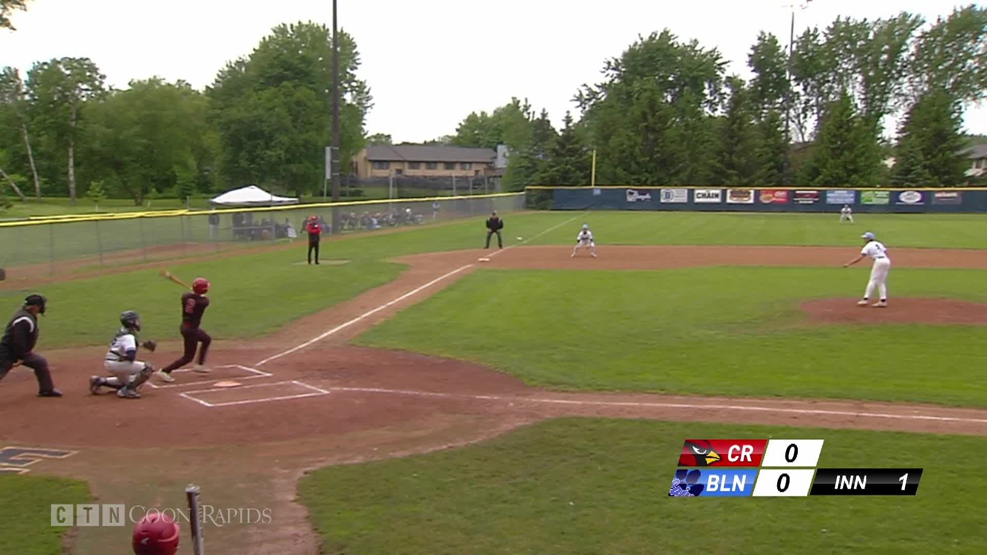 Baseball 7AAAA 1st Round: Coon Rapids at Blaine