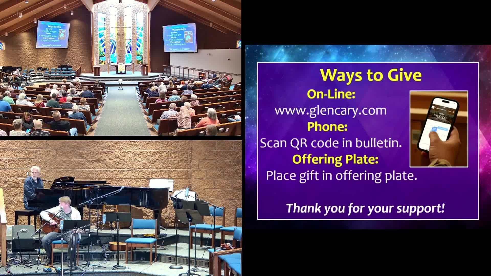 Glen Cary Lutheran Church Worship 6/15/2025