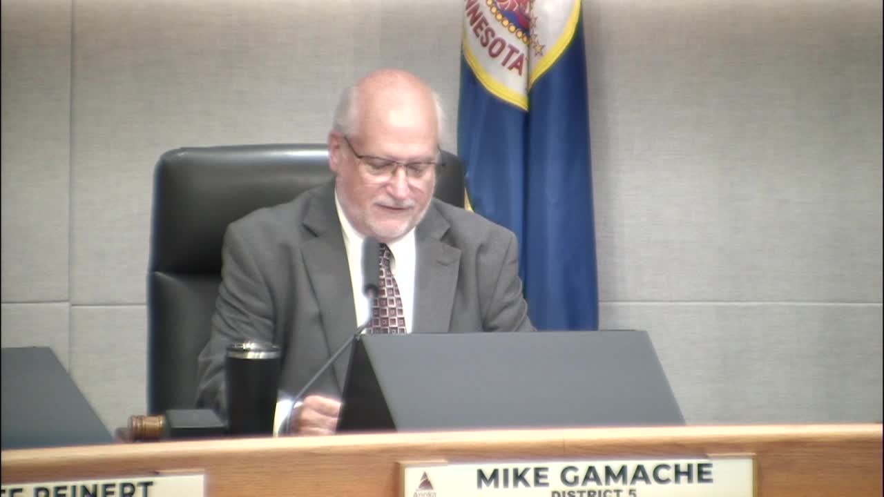 Anoka County Board Meeting 7/08/2025