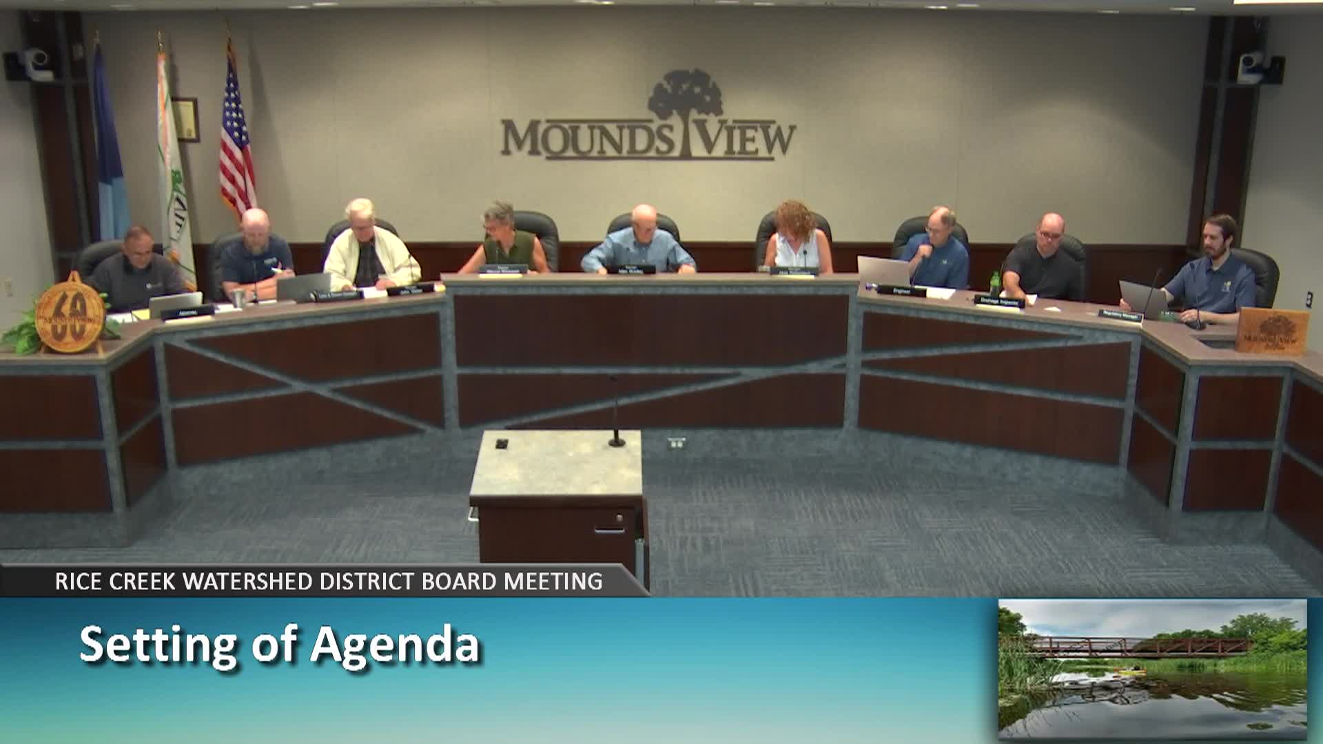 Rice Creek Watershed District Board Meeting - 9/10/2025