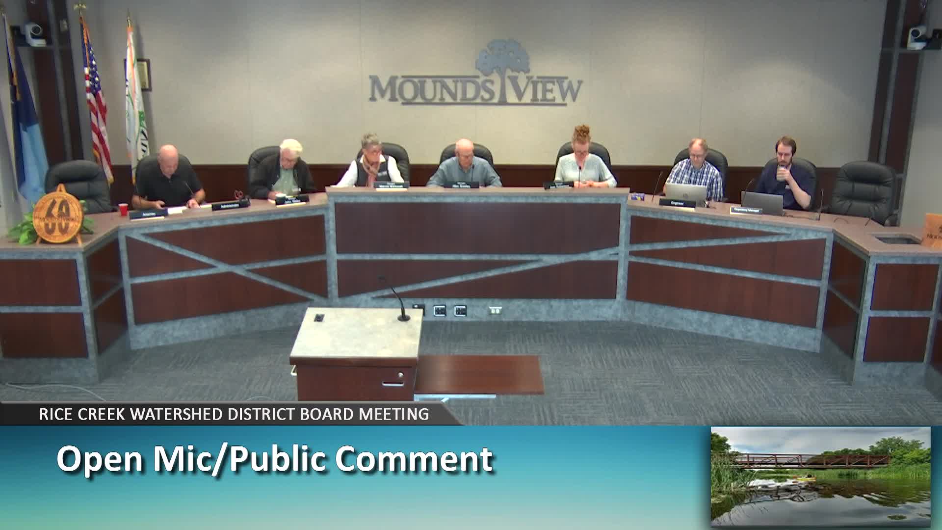 Rice Creek Watershed District Board Meeting - 9/24/2025