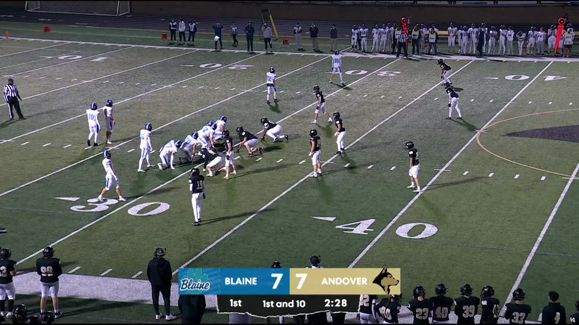 Football: Blaine at Andover