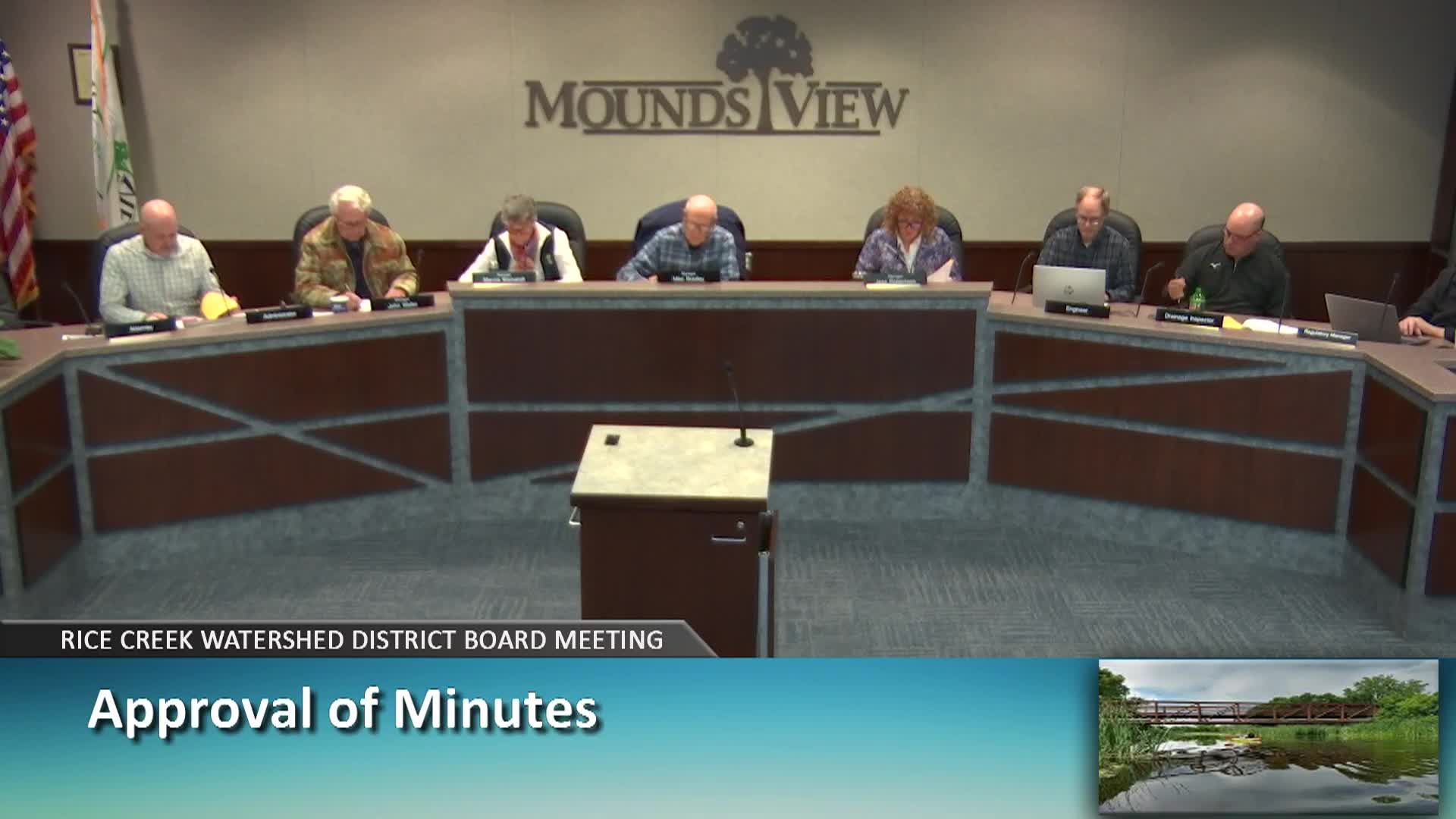 Rice Creek Watershed District Board Meeting - 10/22/2025