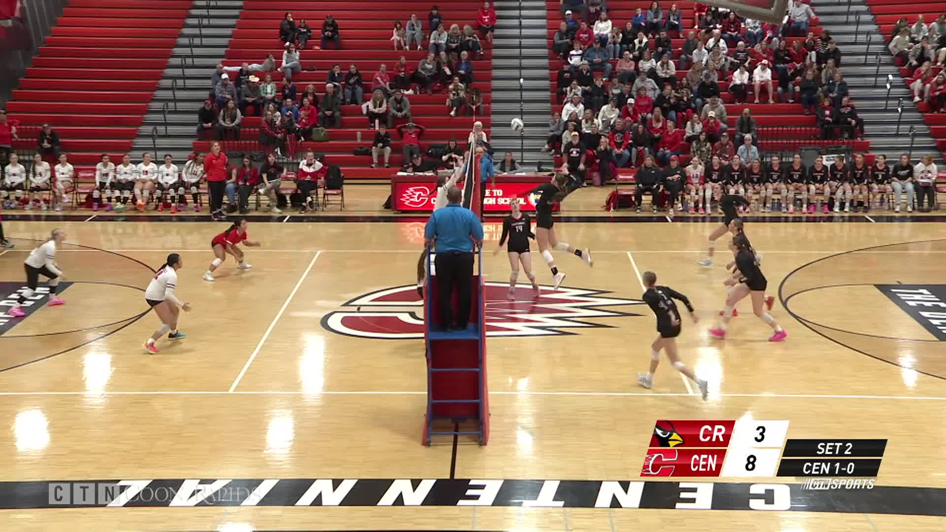Volleyball 7AAAA Quarter-Final: Coon Rapids at Centennial