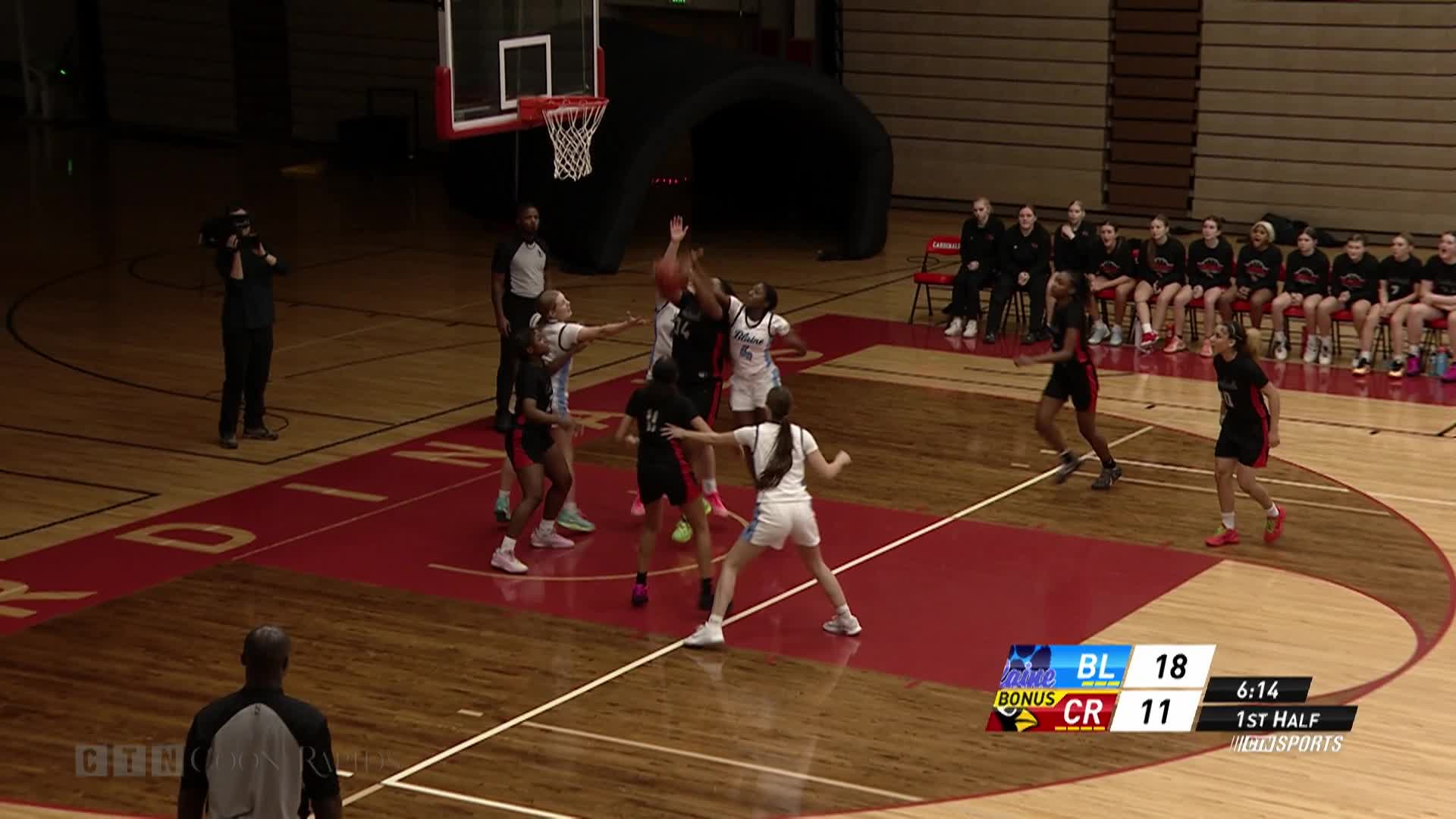 Girls Basketball: Coon Rapids at Blaine