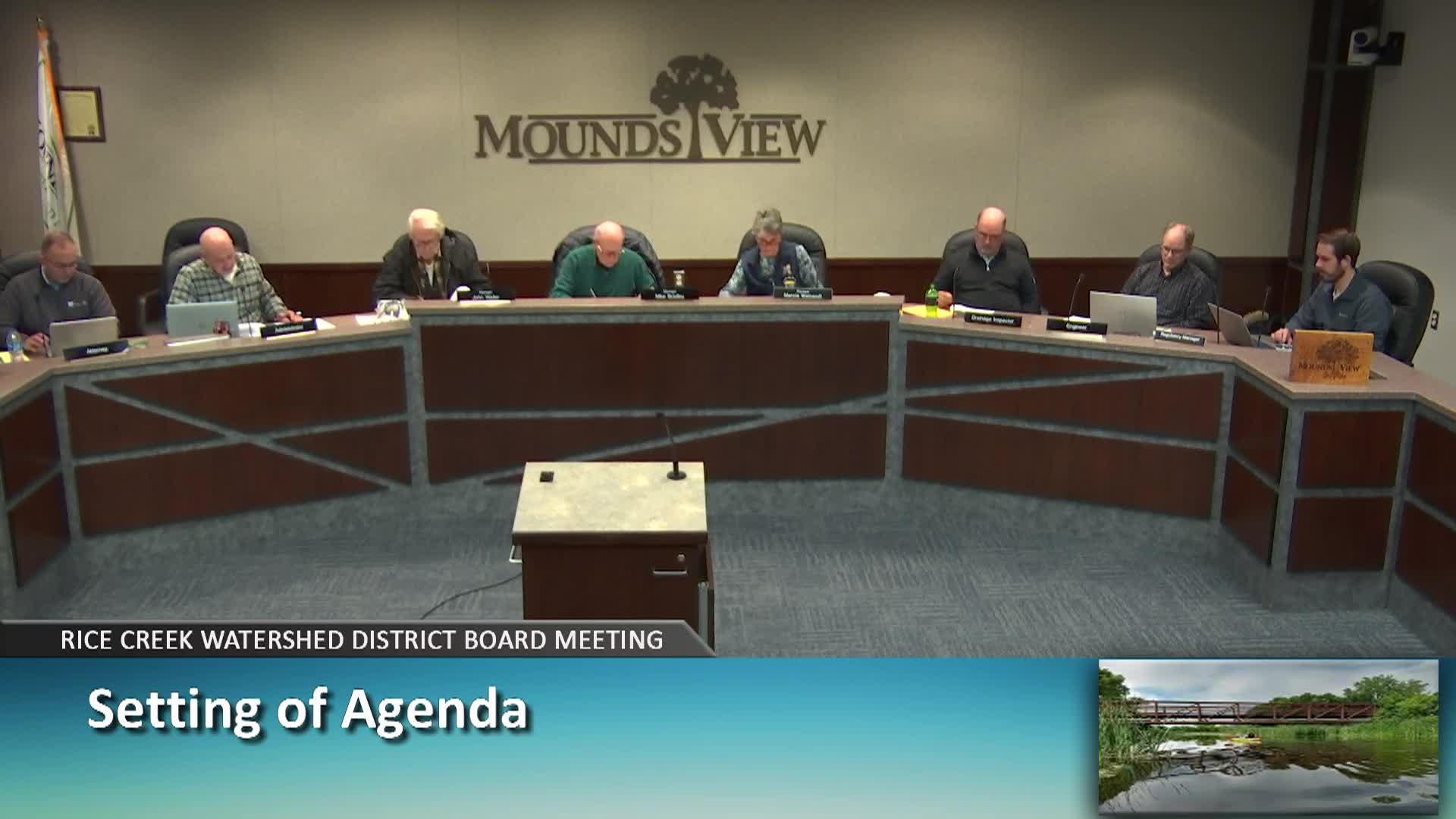 Rice Creek Watershed District Board Meeting - 12/10/2025
