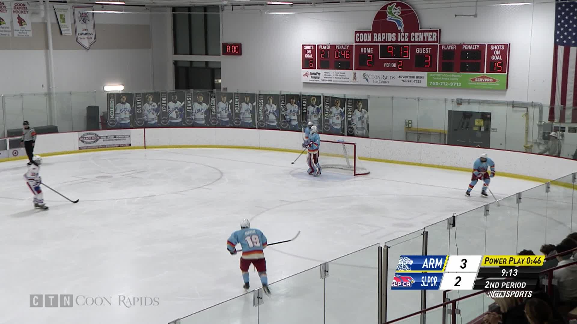 Thumbnail image for Boys Hockey: Armstrong Cooper at  Spring Lake Park/Coon Rapids