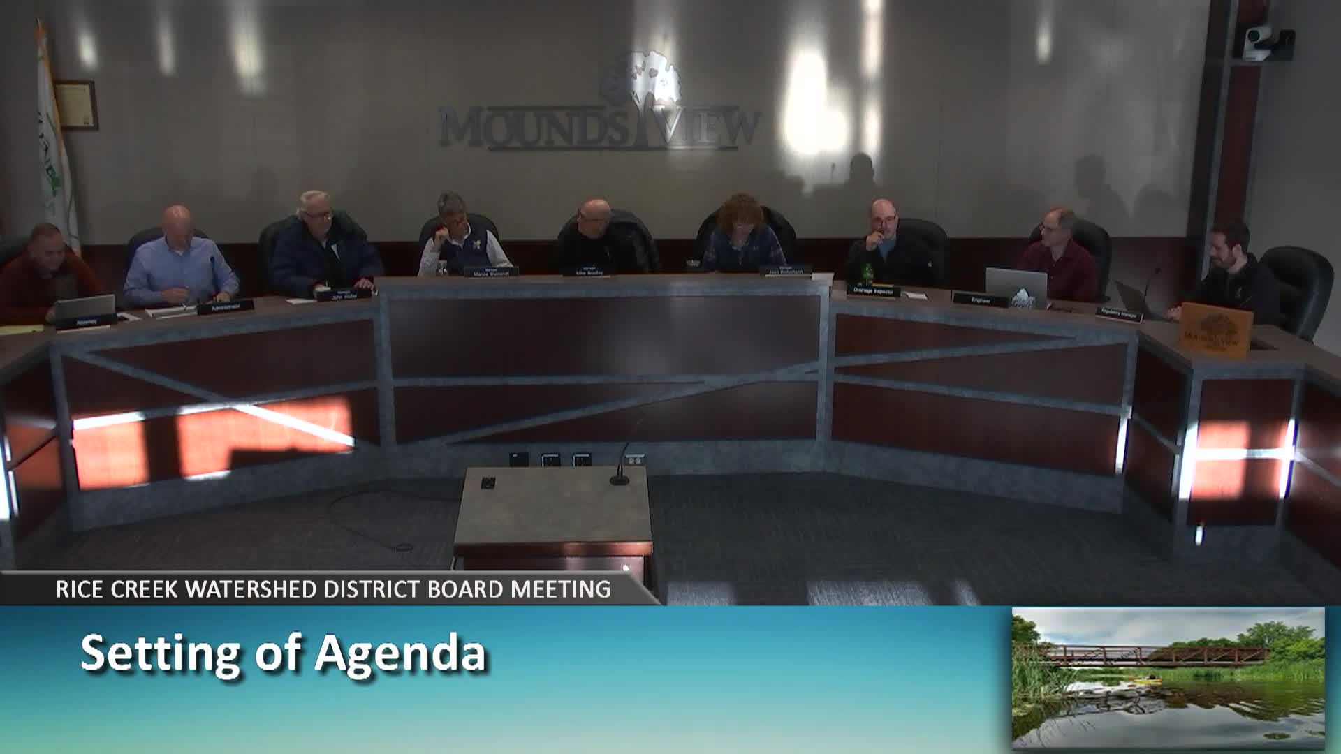 Rice Creek Watershed District Board Meeting - 1/14/2026