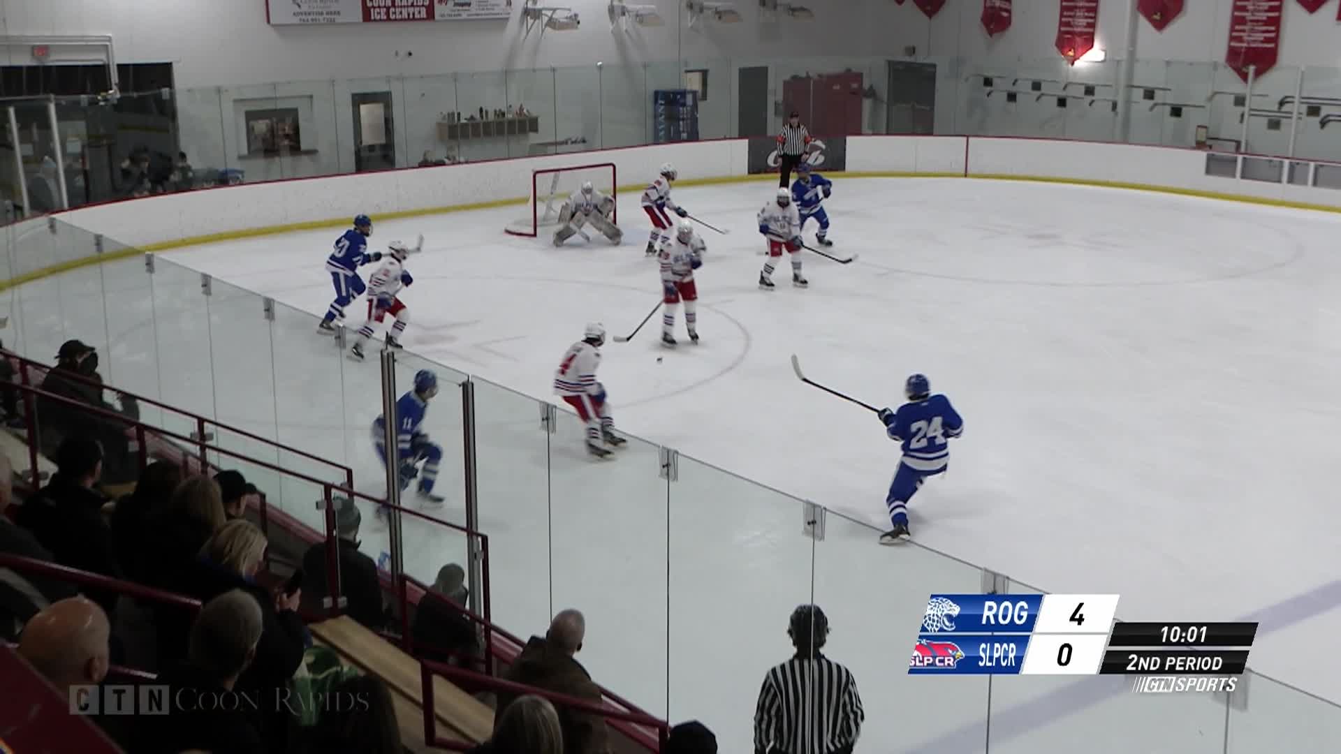 Boys Hockey: Rogers at Spring Lake Park Coon Rapids
