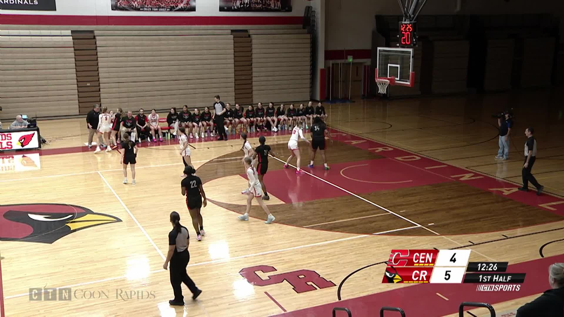 Thumbnail image for Girls Basketball: Centennial at Coon Rapids