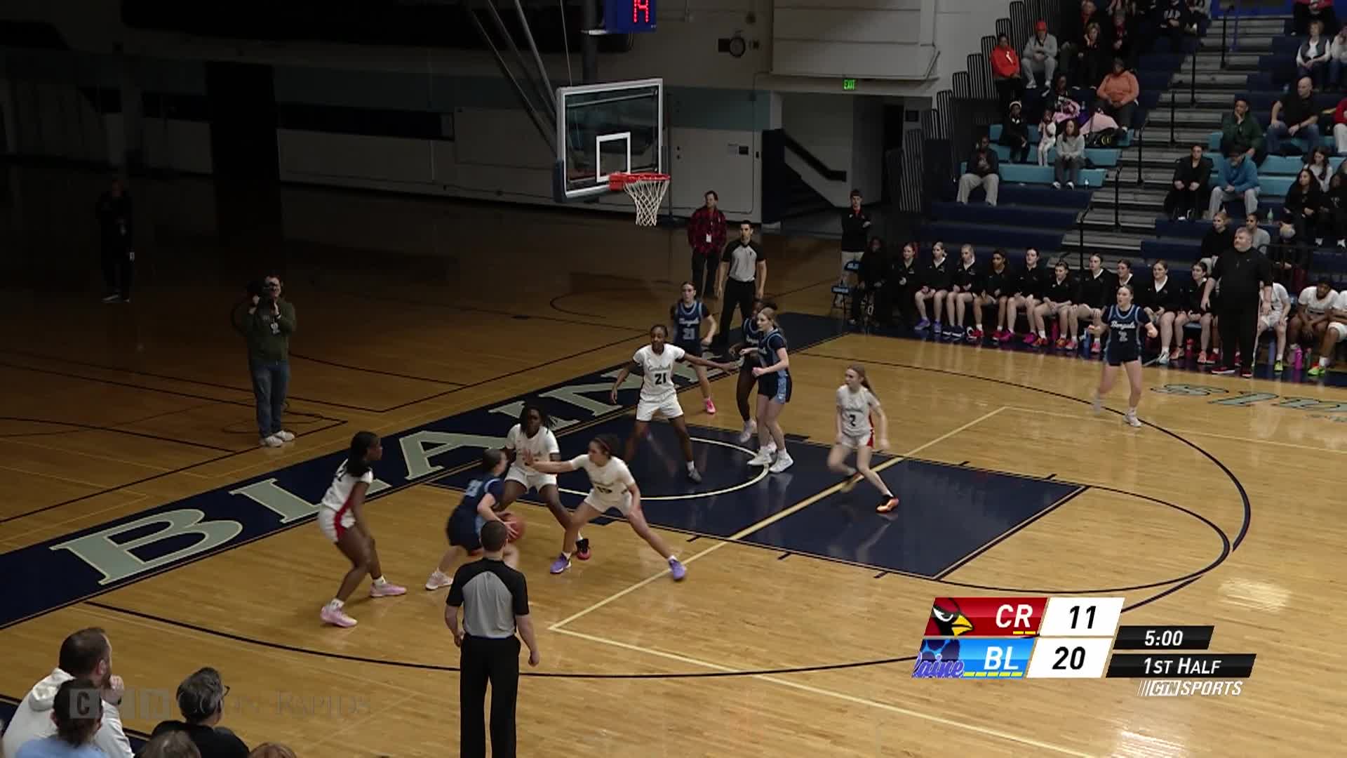 Girls Basketball 7AAAA Quarter-Final: Coon Rapids vs Blaine