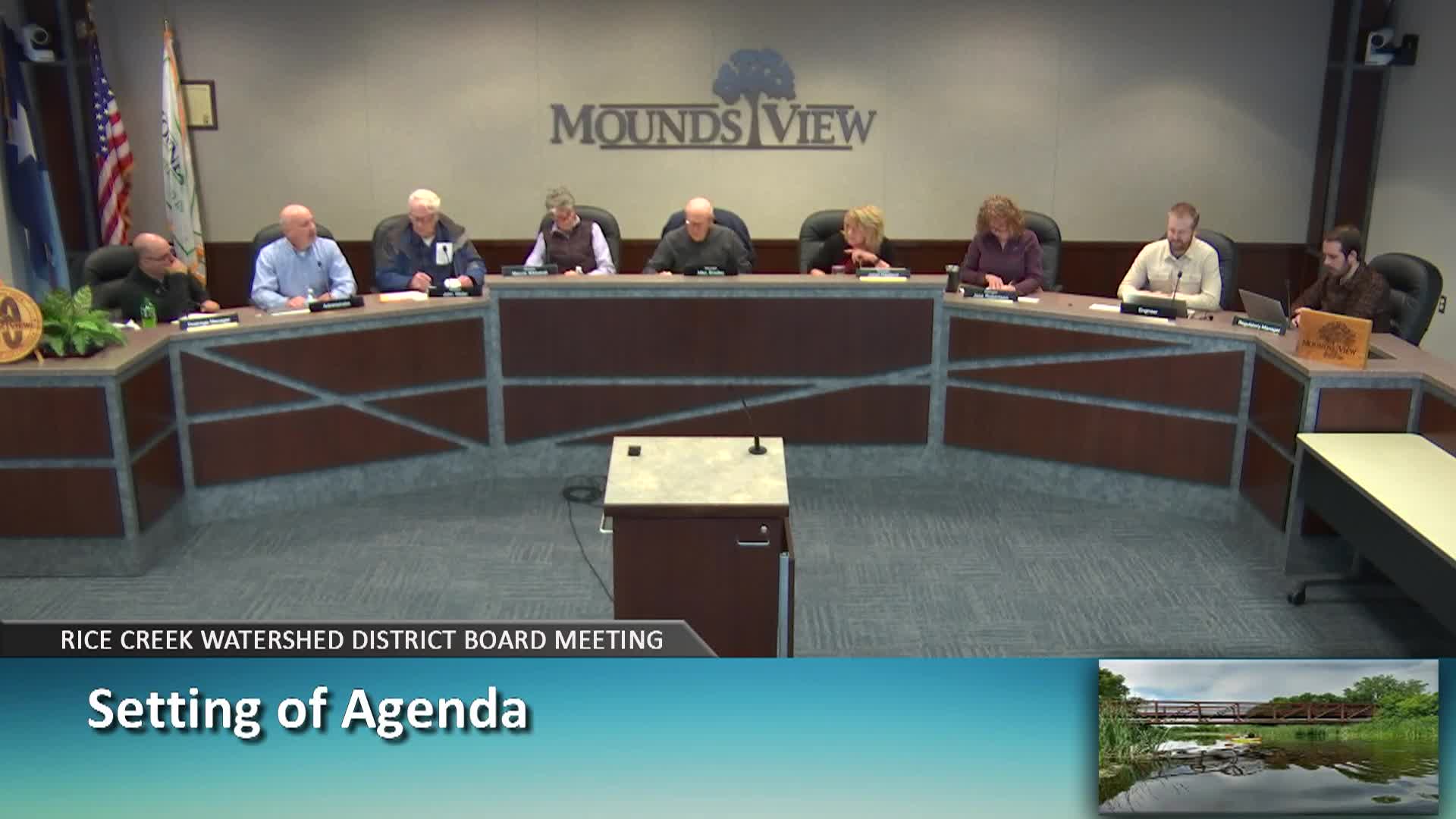 Rice Creek Watershed District Board Meeting - 3/11/2026